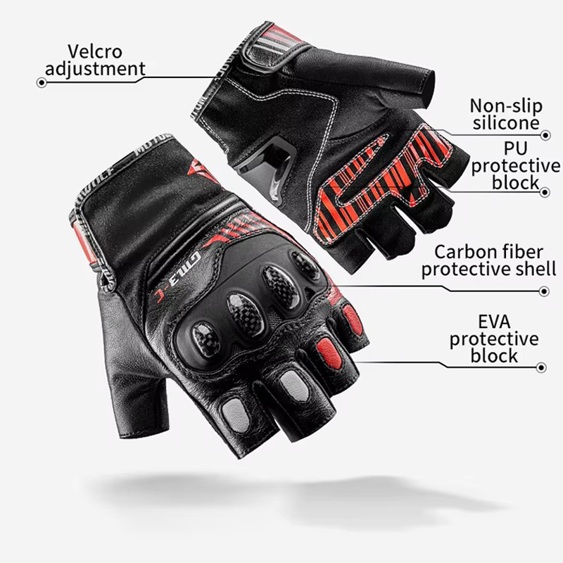 Rękawiczki motocyklowe z półpa – Motorcycle Glove Knuckle recenzja i cena